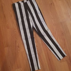 Skinny striped pants
